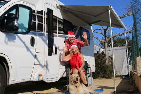 Motorhome Christmas in Spain