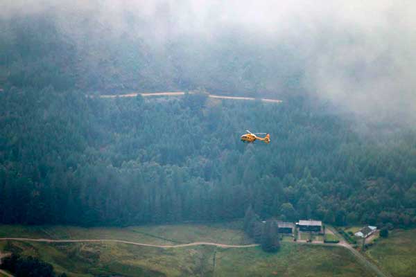 Ben Nevis air rescue Helicopter 0134