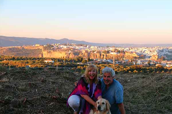 Brackenstraveltails at the end of a long day Ronda's sunset