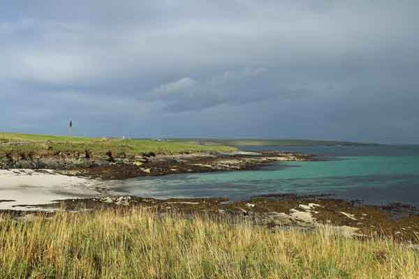 Beautiful beach of Westray, The Orkneys