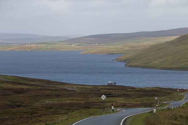 Pause to take in the beauty of Yell in the Shetlands
