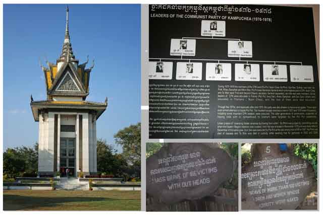 Killing fields at Choeung Ek on the outskirts of Phnom Penh, Cambodia