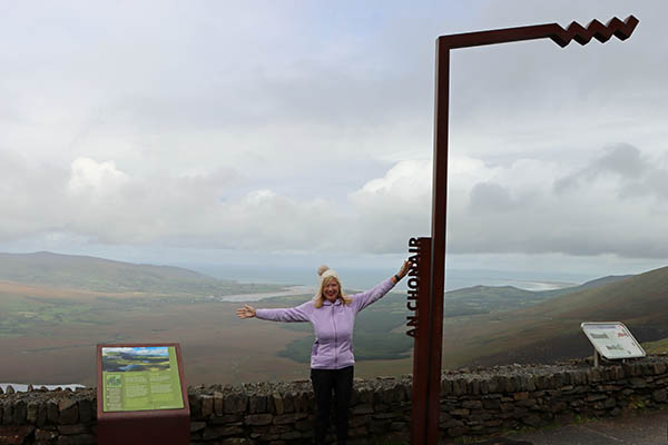 SHaron at the Conor Pass