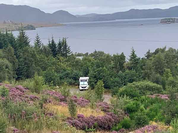 Motorhome isolation in Scotland