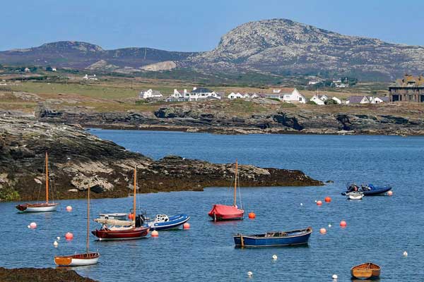 Picture postcard at Treaddur bay