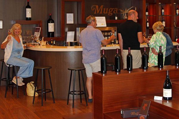 w Bodegas Muga wine tasting 4016
