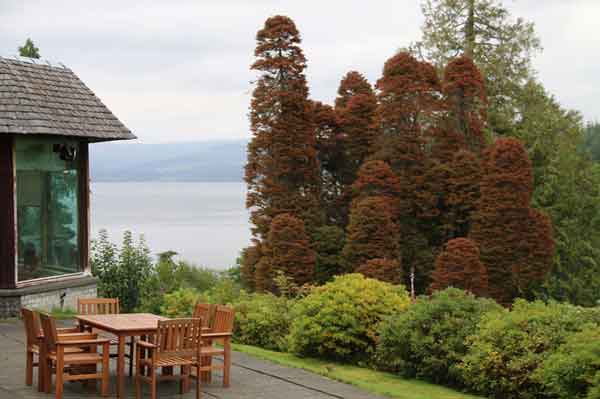 Stonefield Castle Hotel overlooking Loch Fyne